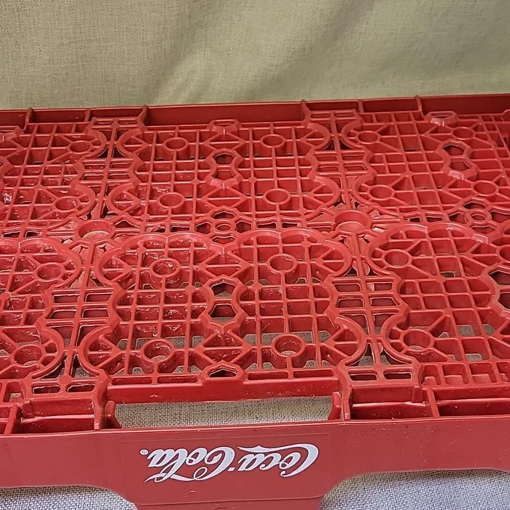Coke Coca Cola Collectible Vintage Plastic Tray Crate‎ Stackable 18” x 12”